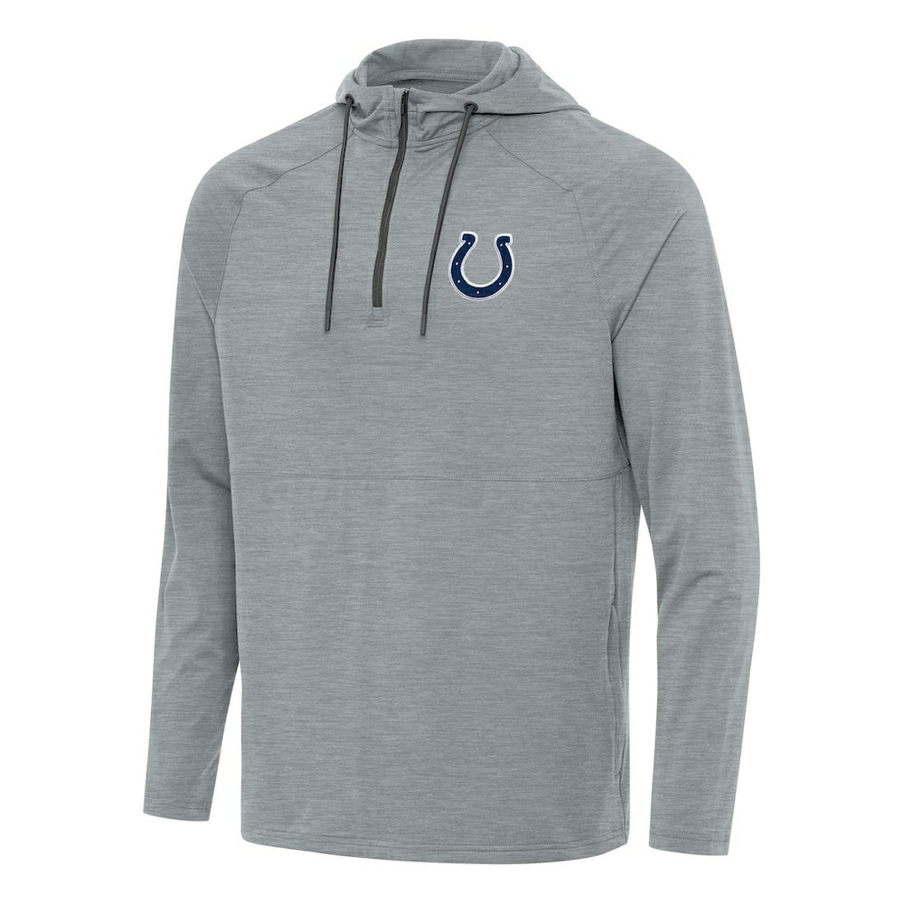 Antigua Spikes Quarter-Zip Pullover Hoodie - Indianapolis Colts