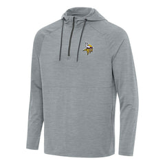 Antigua Spikes Quarter-Zip Pullover Hoodie - Minnesota Vikings