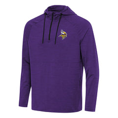 Antigua Spikes Quarter-Zip Pullover Hoodie - Minnesota Vikings