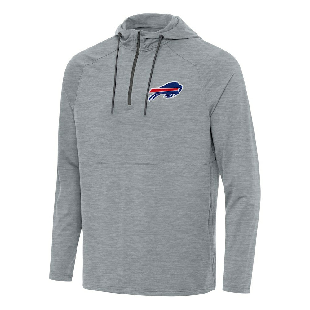 Antigua Spikes Quarter-Zip Pullover Hoodie - Buffalo Bills