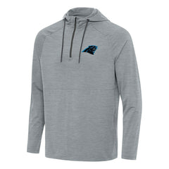 Antigua Spikes Quarter-Zip Pullover Hoodie - Carolina Panthers