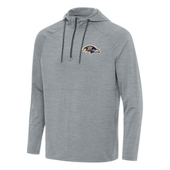 Antigua Spikes Quarter-Zip Pullover Hoodie - Baltimore Ravens