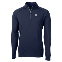 MLB Detroit Tigers Cutter & Buck Adapt Eco Raglan Quarter-Zip Top