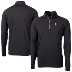 MLB Detroit Tigers Cutter & Buck Adapt Eco Raglan Quarter-Zip Top