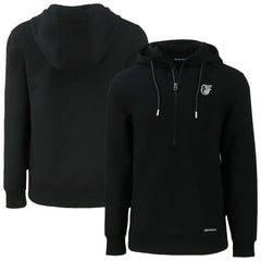 MLB Baltimore Orioles Cutter & Buck Roam Eco Recycled Half-Zip Pullover Hoodie