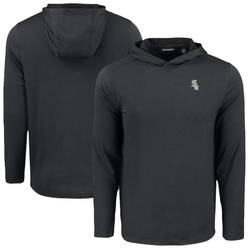 MLB Chicago White Sox Cutter & Buck Coastline Epic Comfort Eco Recycled Long Sleeve Hoodie T-Shirt