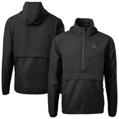 MLB Boston Red Sox Cutter & Buck Charter Eco Recycled Anorak Half-Zip Hoodie Jacket