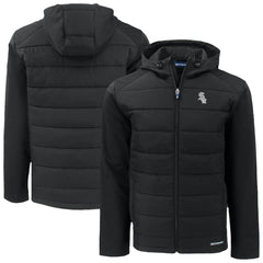MLB Chicago White Sox Cutter & Buck Evoke Hybrid Eco Softshell Recycled Full-Zip Jacket