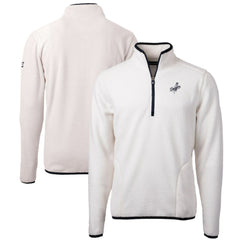 MLB Los Angeles Dodgers Cutter & Buck Cascade Eco Fleece Quarter-Zip Jacket