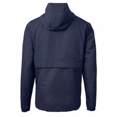 MLB Milwaukee Brewers Cutter & Buck Charter Eco Recycled Anorak Half-Zip Hoodie Jacket