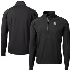 MLB New York Yankees Cutter & Buck Adapt Eco Hybrid Raglan DryTec Quarter-Zip Jacket