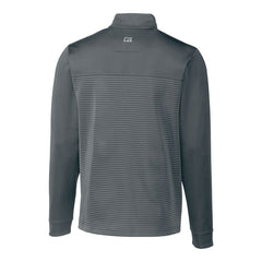 MLB San Diego Padres Cutter & Buck Traverse Eco Stripe Tri-Blend DryTec Quarter-Zip Jacket