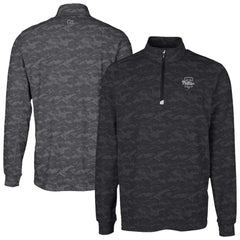 MLB Philadelphia Phillies Cutter & Buck Traverse Eco Camo Tri-Blend DryTec Quarter-Zip Top