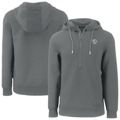 MLB New York Yankees Cutter & Buck Roam Eco Recycled Tri-Blend Half-Zip Hoodie