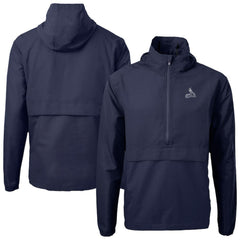 MLB St. Louis Cardinals Cutter & Buck Charter Eco Recycled Anorak Half-Zip Hoodie Jacket