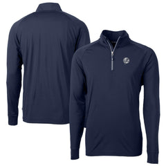 MLB New York Yankees Cutter & Buck Big & Tall Adapt Eco DryTec Raglan Quarter-Zip Jacket