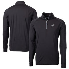 MLB Los Angeles Dodgers Cutter & Buck Big & Tall Adapt Eco DryTec Raglan Quarter-Zip Jacket