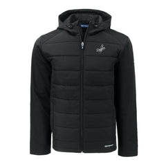 MLB Los Angeles Dodgers Cutter & Buck Big & Tall Evoke Hybrid Eco Softshell Recycled Full-Zip Hooded PrimaLoft Jacket