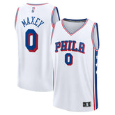 NBA Tyrese Maxey Philadelphia 76ers Youth Fast Break Replica Player Jersey