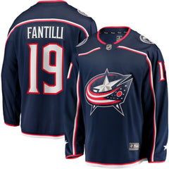 NHL Navy Adam Fantilli Columbus Blue Jackets Fanatics Home Premier Breakaway Player Jersey