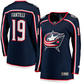 NHL Navy Adam Fantilli Columbus Blue Jackets Fanatics Women's Home Premier Breakaway Player Jersey Breakaway Jersey