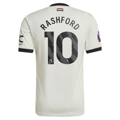 Marcus Rashford Manchester United Originals 2024/25 Third Jersey - Adidas Cream