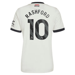 Marcus Rashford Manchester United Originals 2024/25 Third Replica Jersey - Adidas Cream