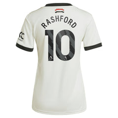 Marcus Rashford Manchester United Originals Women's 2024/25 Third Replica Jersey - Adidas Cream