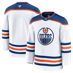 NHL White Edmonton Oilers Fanatics Away Premium Jersey