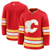 NHL Red Calgary Flames Fanatics Home Premium Jersey