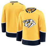 NHL Yellow Nashville Predators Fanatics Home Premium Jersey