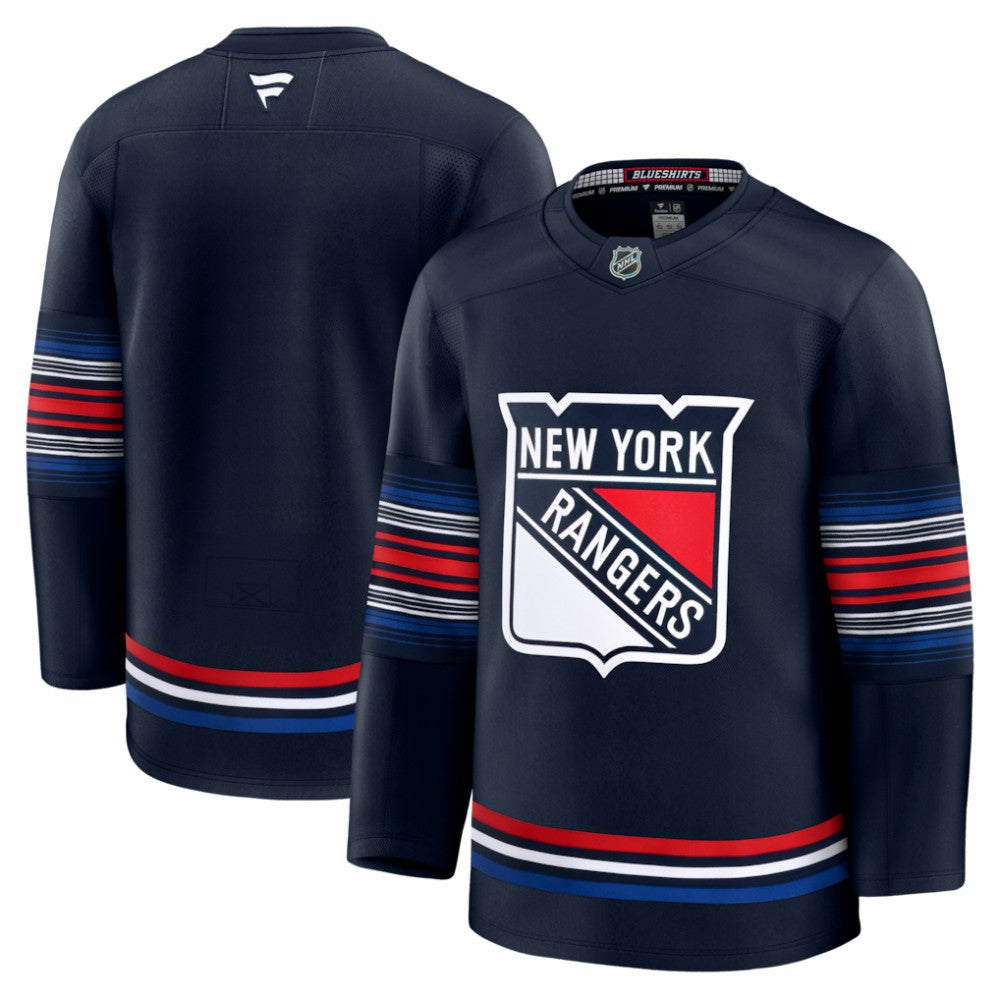NHL Navy New York Rangers Fanatics Alternate Premium Jersey