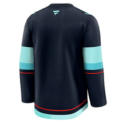 NHL Deep Sea Blue Seattle Kraken Fanatics Home Premium Jersey