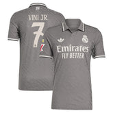 Vini Jr. Real Madrid Originals 2024/25 Third Player Jersey - Adidas Charcoal
