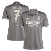 Vini Jr. Real Madrid Originals 2024/25 Third Replica Player Jersey - Adidas Charcoal