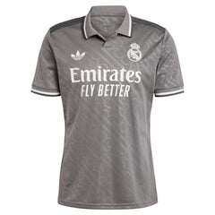 Vini Jr. Real Madrid Originals 2024/25 Third Replica Player Jersey - Adidas Charcoal