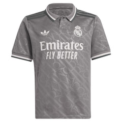 Vini Jr. Real Madrid Originals Youth 2024/25 Third Replica Player Jersey - Adidas Charcoal
