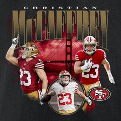 Christian McCaffrey Notorious Player Graphic T-Shirt - San Francisco 49ers