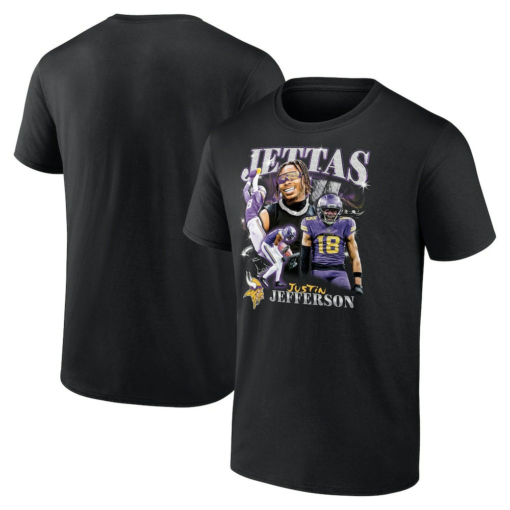 Justin Jefferson Notorious Player Graphic T-Shirt - Minnesota Vikings