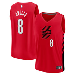 NBA Deni Avdija Portland Trail Blazers Fast Break Player Jersey