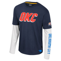 NBA Oklahoma City Thunder Stadium Essentials Unisex Spectator 2fer Long Sleeve T-Shirt