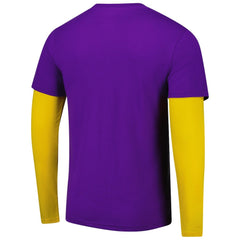 NBA Los Angeles Lakers Stadium Essentials Unisex Spectator 2fer Long Sleeve T-Shirt