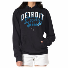 G-III 4Her by Carl Banks Women's Filigree Fleece Tri-Blend Pullover Hoodie - Detroit Lions