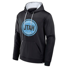 NHL Black Utah Mammoth Fanatics Defender Fleece Pullover Hoodie