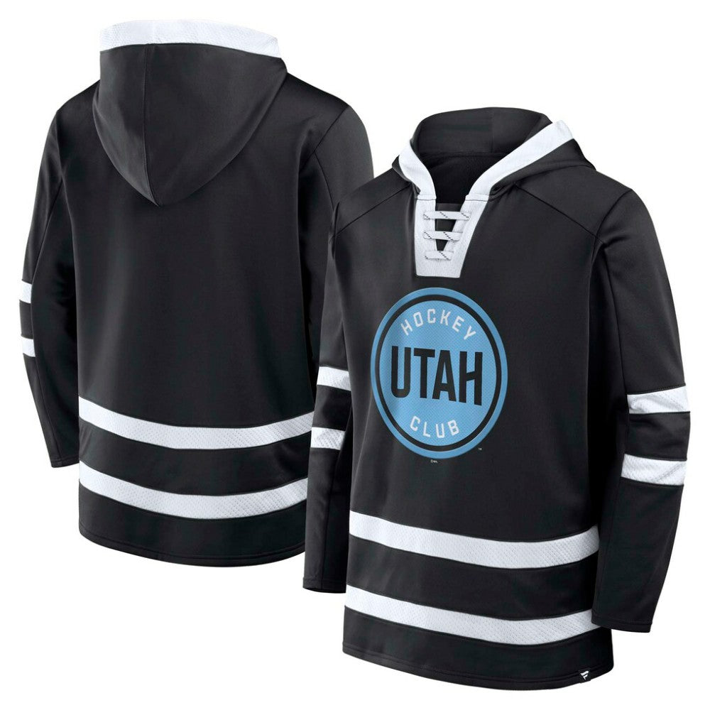 NHL Black Utah Mammoth Fanatics Inside Line Pullover Hoodie