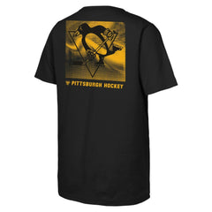 NHL Black Pittsburgh Penguins Youth Atmosphere T-Shirt