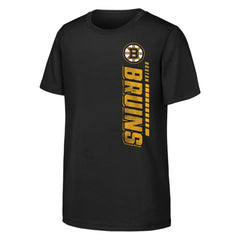 NHL Black Boston Bruins Youth Atmosphere T-Shirt