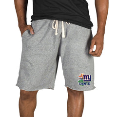 Concepts Sport Mainstream Tri-Blend Shorts - New York Giants
