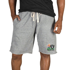Concepts Sport Mainstream Tri-Blend Shorts - Las Vegas Raiders