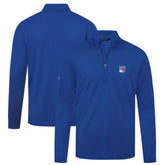 NHL Blue New York Rangers Levelwear Heron Insignia Core Quarter-Zip Jacket